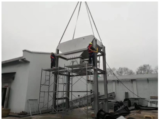 南京現(xiàn)場 皮帶機即將安裝完成?。?！